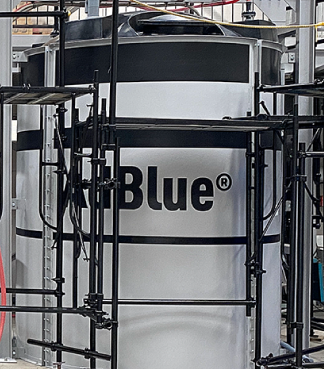 ミキシングタンク15,000攪拌翼オフセット(乱流設定)